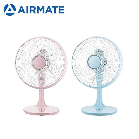 AIRMATE 艾美特 12吋 五片葉DC負離子桌扇FD3015M -藍(B)