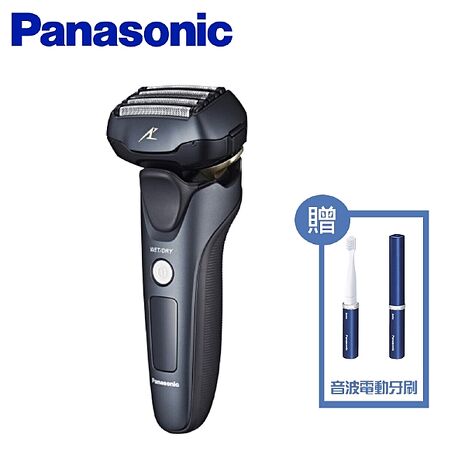 Panasonic 國際牌 日本製防水五刀頭充電式電鬍刀 ES-LV67-K 贈 EW-DS1C攜帶型電動牙刷