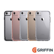 Griffin Survivor Clear iPhone7 / 8 4.7吋軍規防摔殼黑/灰