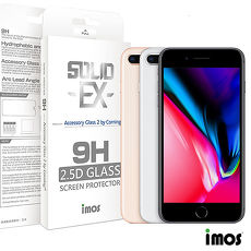 iMos 美國康寧授權Accessory glass 2 by Corning 2.5D平面滿版玻璃 iPhone 8專用