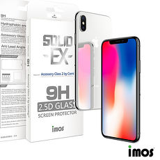iMos 美國康寧授權Accessory glass 2 by Corning 2.5D平面滿版玻璃保護貼iPhone Xs /iPhone X -黑邊