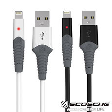 SCOSCHE Lightning 閃電充電線90cm-3呎 (MFI認證)個性黑