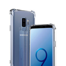 水漾 Samsung S9 Plus 軍規透明雙料防摔手機殼透明
